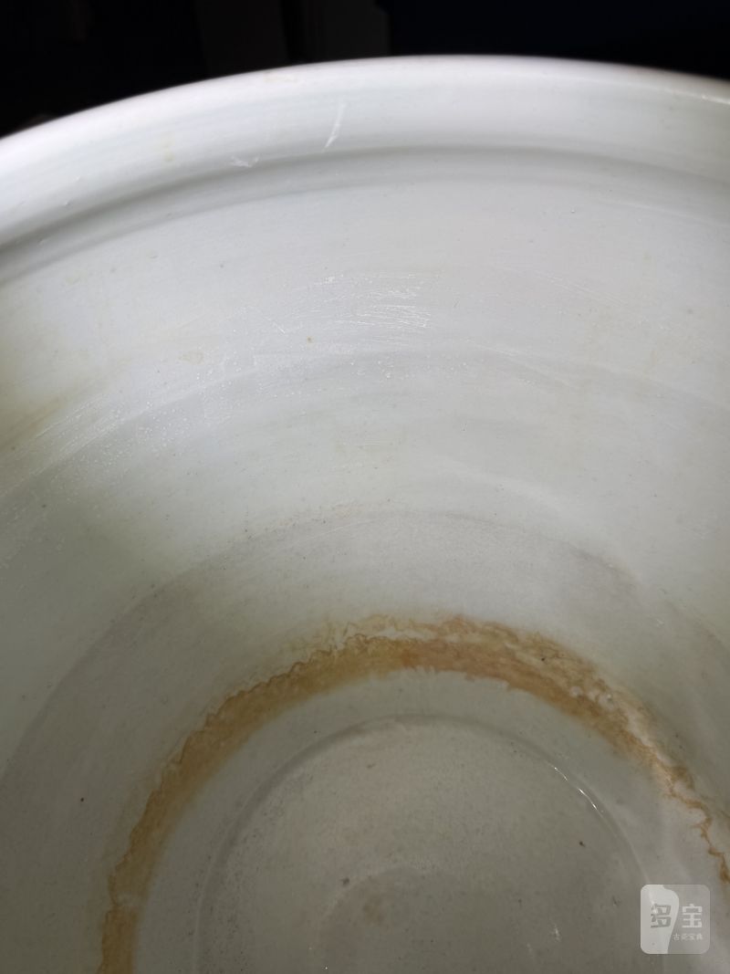 清乾隆 黄地青花折枝花卉纹缸 - 图20